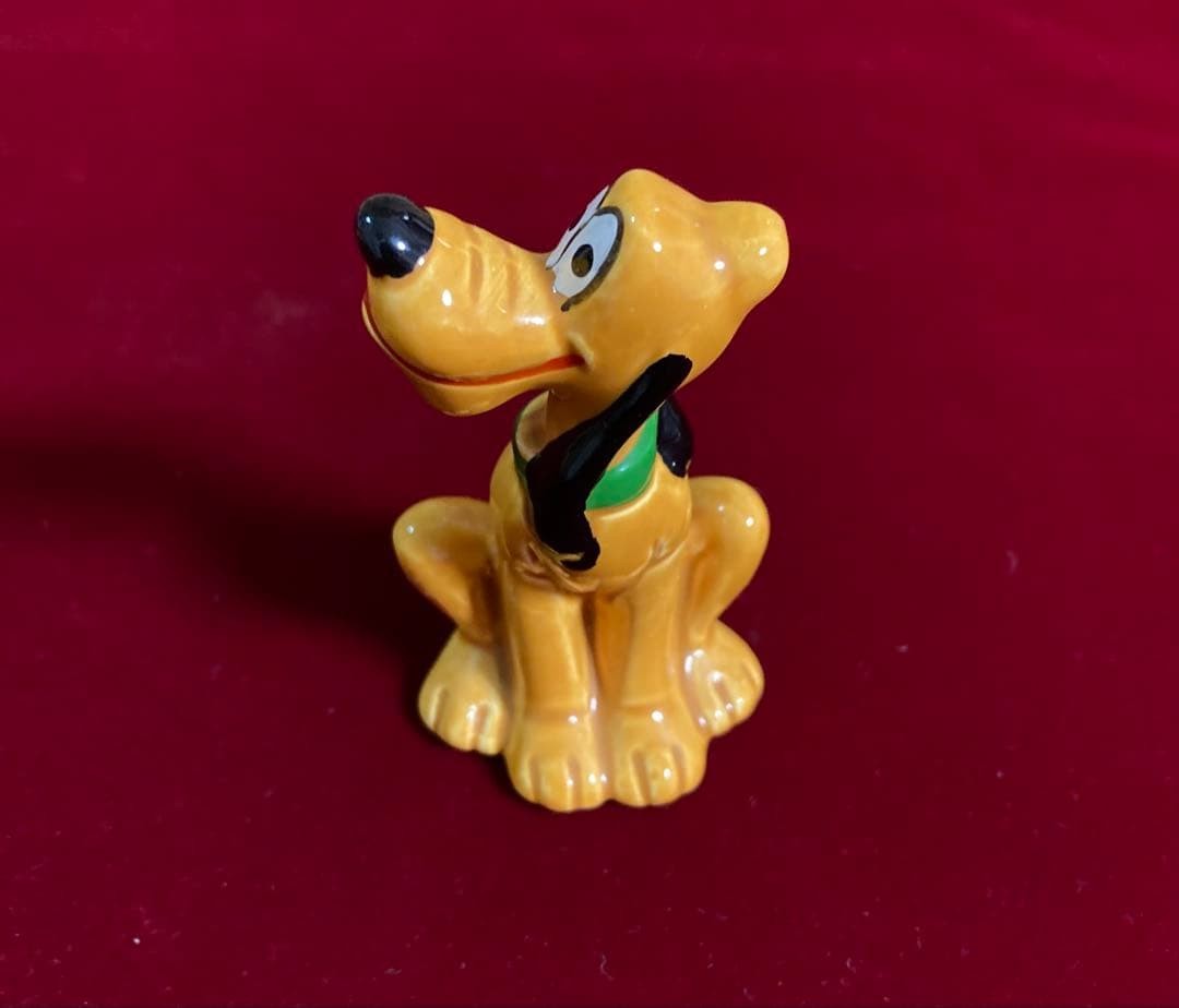 Disney Pluto Figurine Tokyo Disneyland Pottery Used
