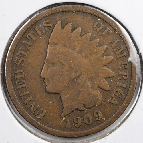 1909 Indian Head Penny Cent Good (G)
