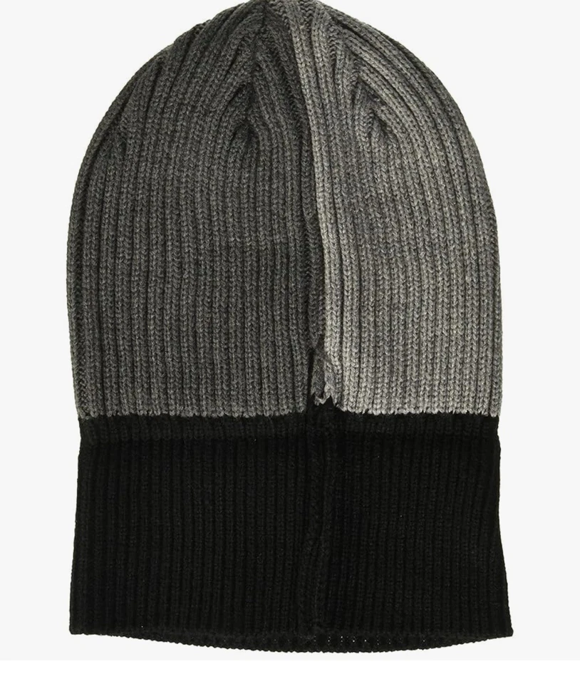 Tommy Hilfiger Hombre Puño Acanalado Sombrero Talla Única Gris Jaspeado Bandera $45 Foto 2 de 4