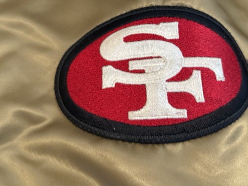 Vintage San Francisco 49ers Starter Pro Line Jacket Mens XL Gold 80s 90's USA - Picture 3 of 13
