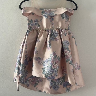 Floral Pink Kids Dress
