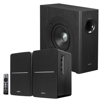 Edifier T5s 8 Powered Aktiv Schwarz Subwoofer R1280DBs Aktiv Bluetooth Lautsprecher