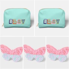 5x Up Up Butterfly Bubble Pop Pencil Pouch, HEYDAY Teal Tech Pouch SLAY Bundle