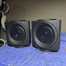 2 of Wharfedale Modus Speakers X 2 Bookshelf Cube Speakers. Black. Pair