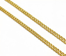 Pure 10K Solid Yellow Gold 10mm Curb Miami Cuban Link Chain Necklace 26"