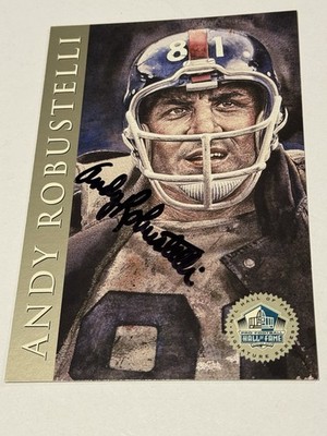 Andy Robustelli Hall Of Fame Autograph JSA CG22179