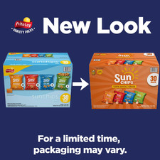 SunChips Whole Grain Variety Pack Chips, 30 pk. FREE SHIPPING