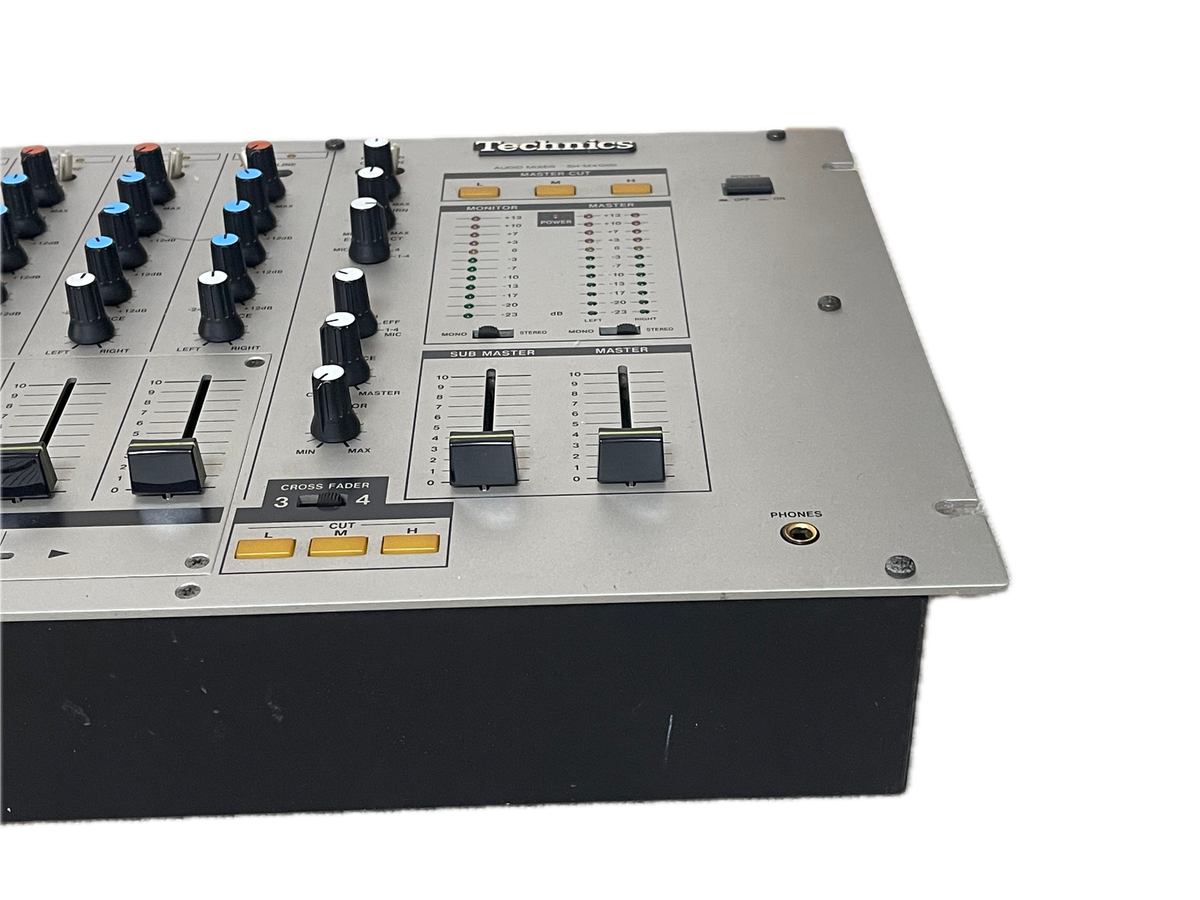 Technics SH-MX1200 4-Channel DJ Audio Mixer Analog EQ Crossfader