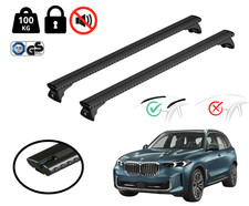 Nordrive Dachtr�ge Quertr�gerr F�r Bmw X5 (G05) 2018- Schwarz 100 Kg Aluminium