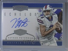2017 Panini Plates & Patches Upper Echelon 20/99 Nathan Peterman #UP-NP Auto fm0