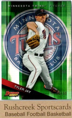 2015 Bowman's Best #TP-36 Tyler Jay /99 Top Prospects Green Refractors