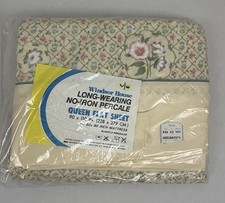 Windsor House Queen Flat Sheet 90x110 Country...
