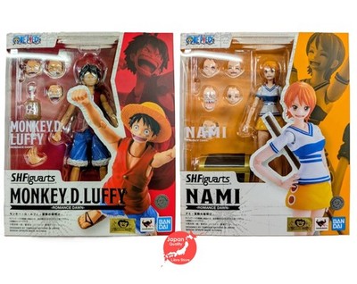 RARE S.H.Figuarts One Piece Luffy & Nami Romance Dawn Action-Figuren Set 2