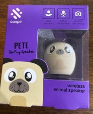 Cute Pete The Pug Kids wireless bluetooth speaker