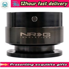Black Ding Sound Steering Wheel Quick Release Hub Adapter Snap Off Boss Kit Nrg