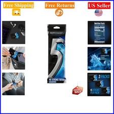 Peppermint Cobalt Sugar-Free Chewing Gum Bulk 3 Packs, 15 Sticks Each