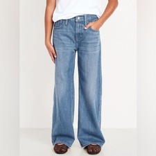 NWT Old Navy Baggy Straight-Leg Jeans for Girls - Size 18