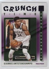 2021 Panini Donruss Crunch Time Press Proof Purple Giannis Antetokounmpo #4 4f5