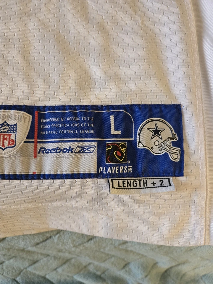 Camiseta deportiva blanca Drew Bledsoe Dallas Cowboys #11 talla grande Reebok Foto 4 de 4