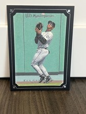 2007 UD Masterpieces - Ken Griffey Jr #45 Black Linen Frame /99 