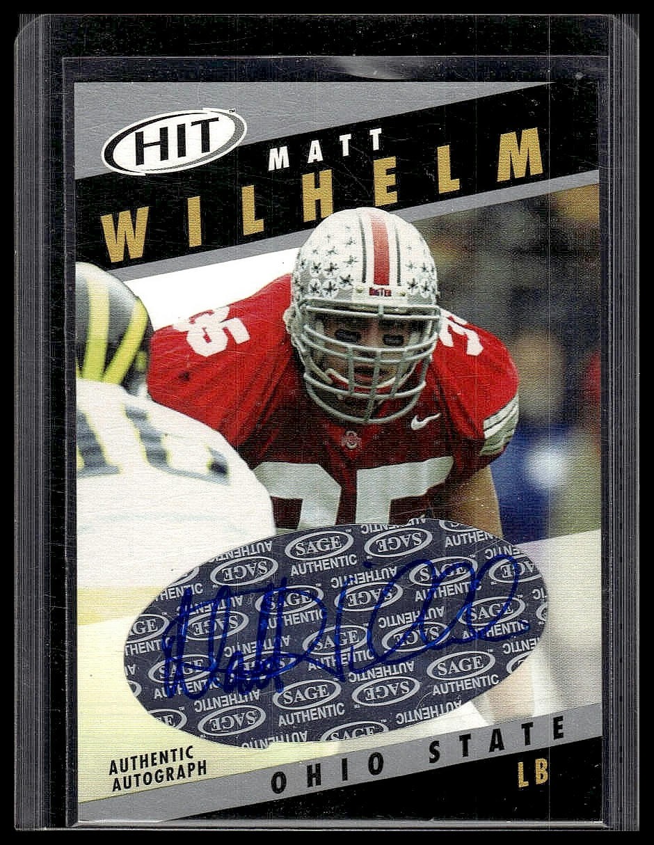 Matt Wilhelm SA-GE Hit Autographs #A35 Base