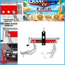 Engine Load Leveler 1500 Lbs Capacity 4 Chains L-bracket Assembly Adjustable