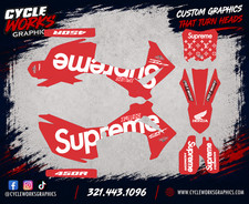 Mx Graphics Kit For Honda Crf 450 2013-2016 Crf250 2014-2017 Decal Kit Supa