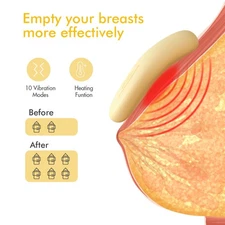 1-Warming Lactation Massager 2-in-1 Soft Breast Massager For Breastfeeding BZWW