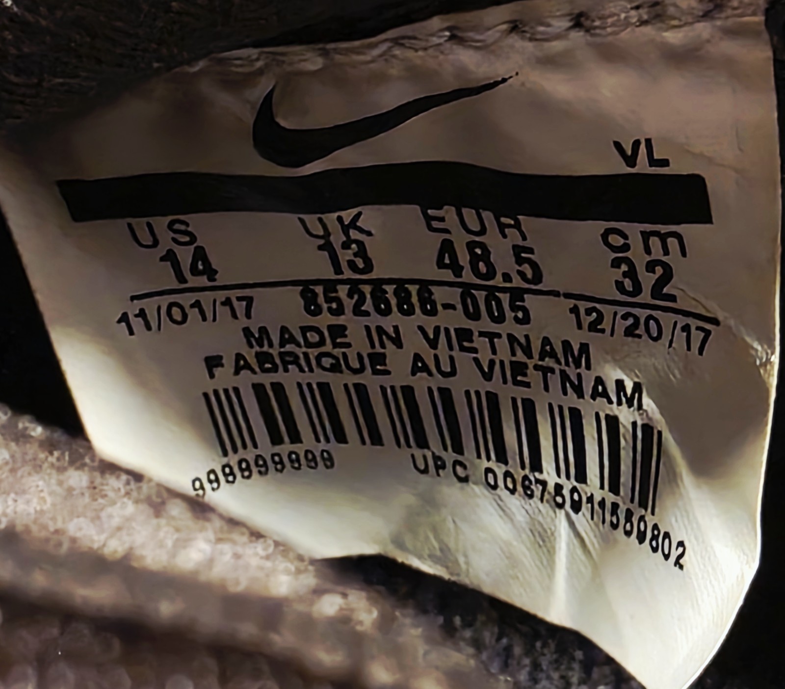 Nike Lunar Vapor Ultrafly Elite Metal Baseball Cleats Camo Army Sz 14 852686-005 thumbnail 5