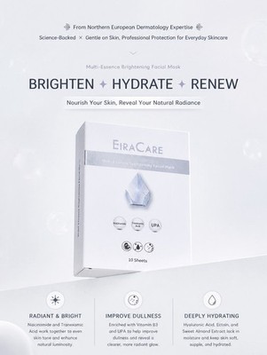 EiraCare Multi-Essence Brightening and Purifying Mask 10 Sheets