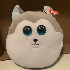 TY SQUISH A BOOS - SLUSH the Husky - 9" Smaller Size - 2021
