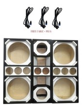 CHUCHERO FOR SPEAKER 12" 2 DRIVER 2T 2LA BOX BRAZILIAN STYLE FREE CABLE PLUGS