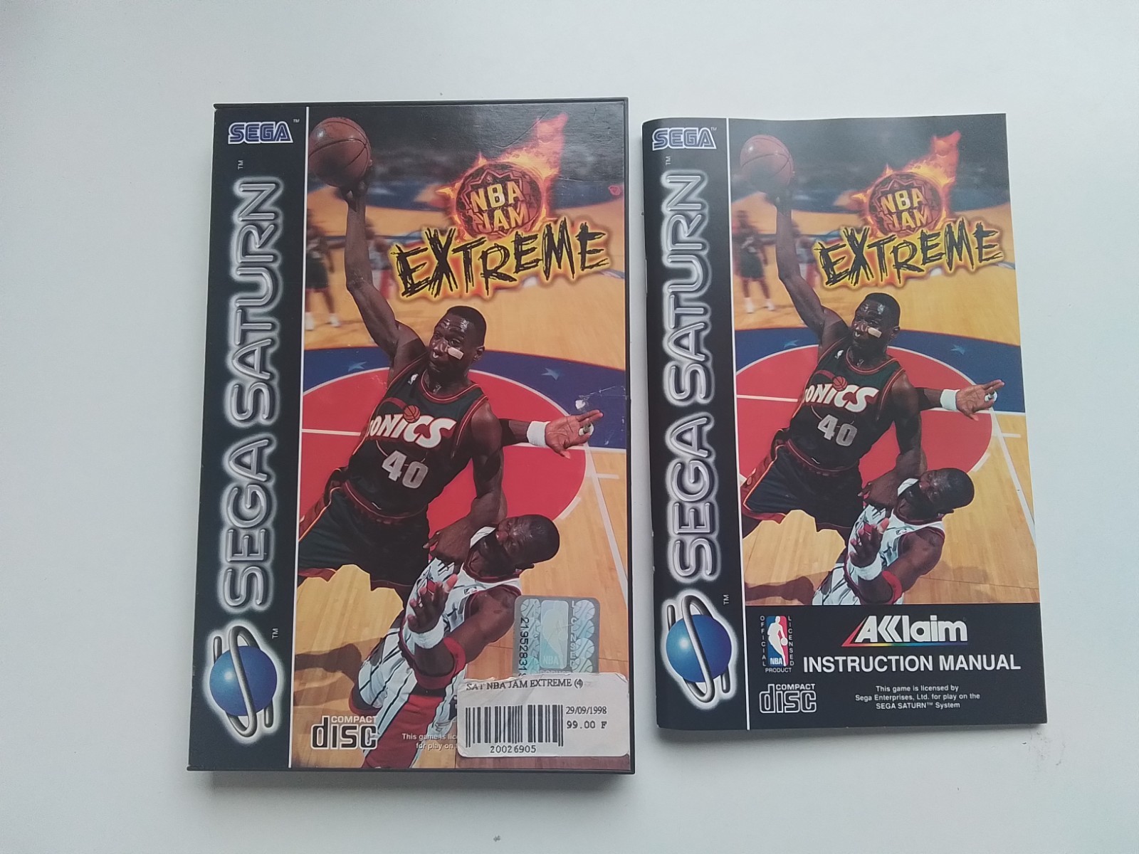 NBA Jam Extreme Complet sur SEGA Saturn !!!!