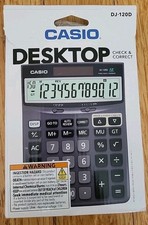 Casio DJ-120D Basic Calculator - New Open Box