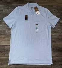 New w/ Tags! The Foundry Light Blue Polo Mens Size LT LARGE TALL