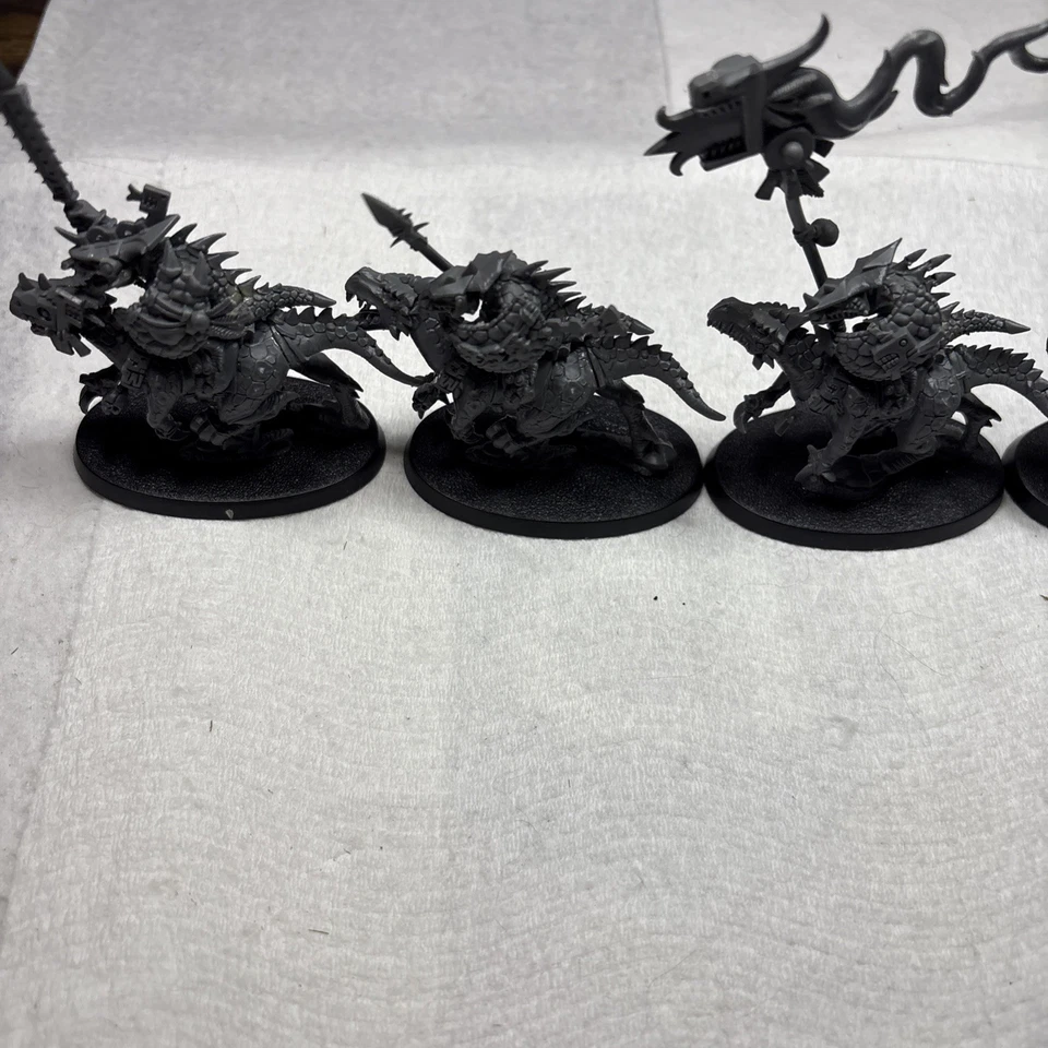Caballeros Saurus x5 Seraphon Hombres Lagarto Warhammer Age of Sigmar  Foto 3 de 4