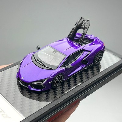 LCD 1/64 Scale Lamborghini Revuelto Purple Diecast Car Model Toy Gift NIB