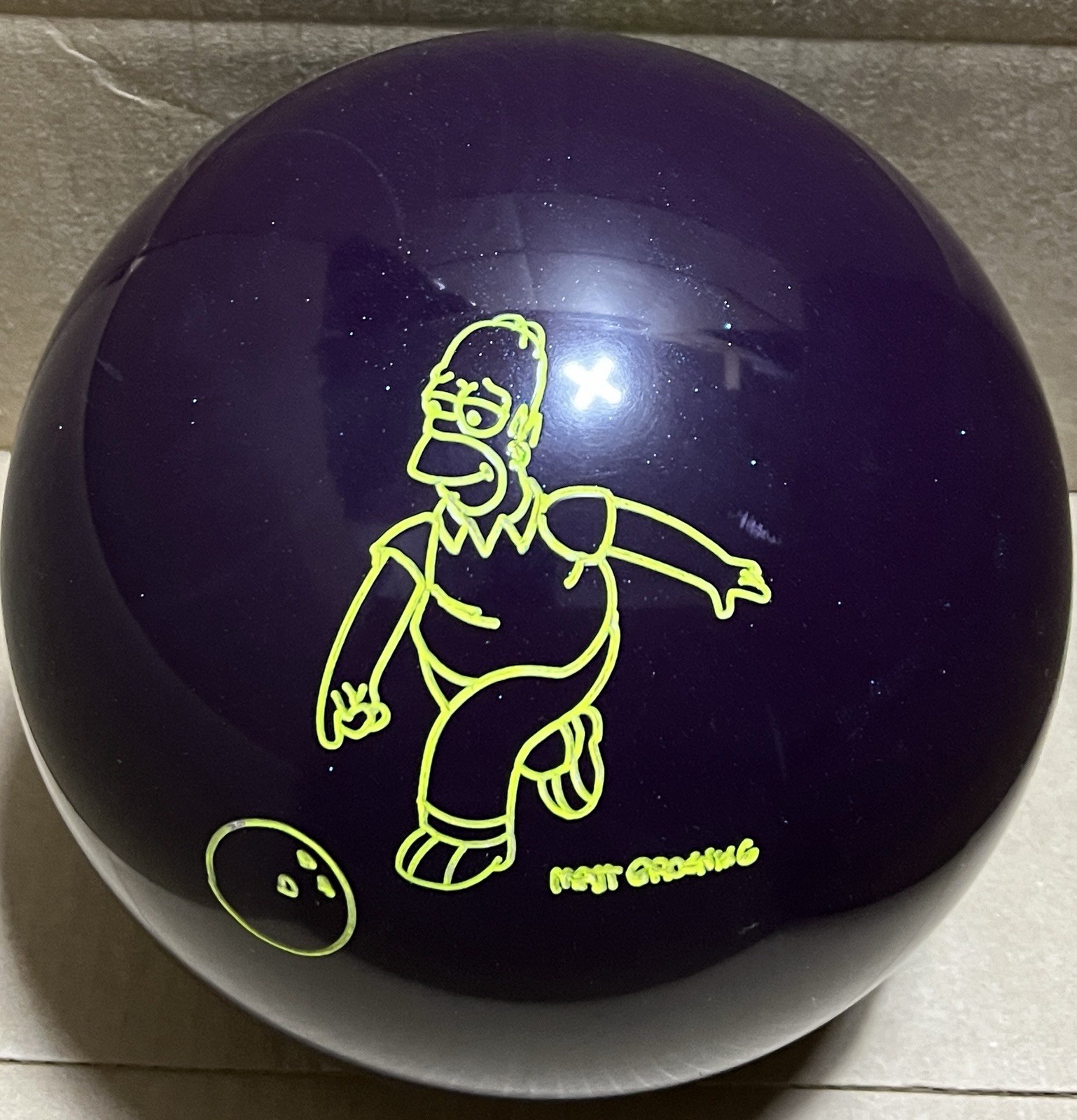 Hammer the Simpsons Homer 6 lb Bowling Ball New without Orig