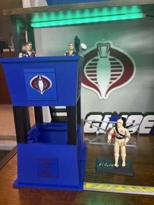 Cobra 3.75 Scale Guard Tower Checkpoint Display for GI Joe Action Figure