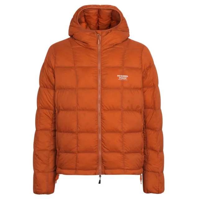 Pas Normal Studios Men's Off-Race Down Puffer Jacket - Large Orange