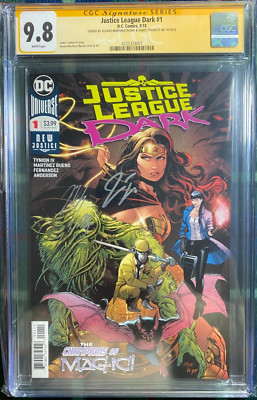 Justice League Dark #1 CGC SS 9.8 2x Signed James Tynion Alvaro Martinez Bueno