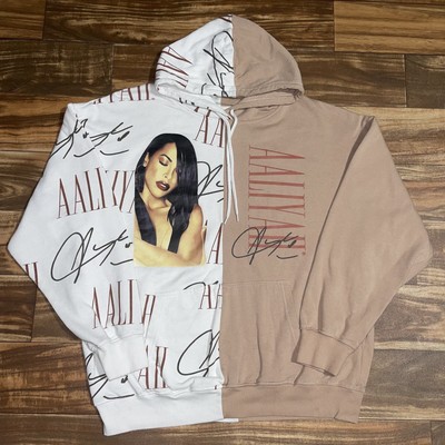 Aaliyah Graphic Hoodie Sweatshirt Licensed Size XL Fleece Lined Rap Music  Rare | eBay