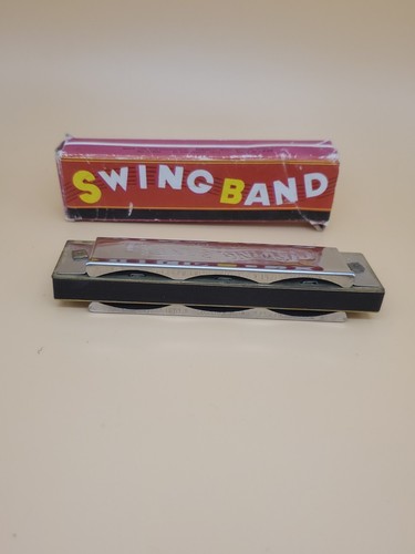 Vtg Swing Band Harmonica 1974 Chadwick Miller Original Box G Cold War Era 91896 - Imagen 4 de 6