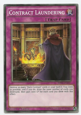 Vertragswäsche SDPD-DE037 Yu-Gi-Oh Karte 1. Auflage Neu