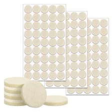 135 Pcs Furniture Pads Round Felt Pads Self Adhesive Sofa Feet Protectors Flo...