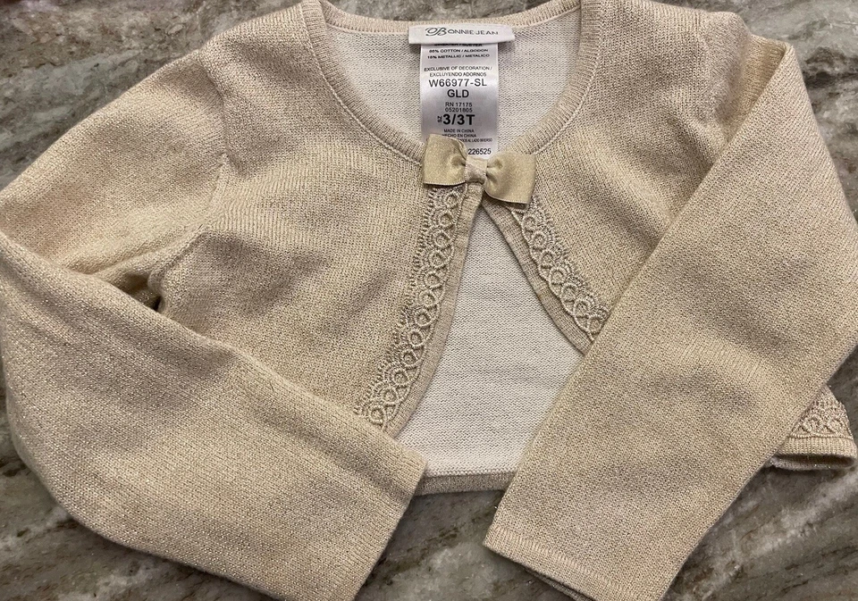 Bundle of 8 Sweaters/Cardigans Girls’ Size 3T/4T/5T Sweaters.Gap Kids/BonnieJean - Image 2 of 4