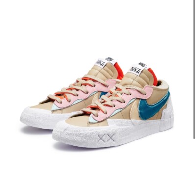新品未使用　NIKE BLAZER LOW /SACAI/KAWS 26cm KAWS x sacai x Nike Blazer Lows On-Foot look | Hypebae