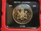 1971  CANADA SILVER DOLLAR - RAINBOW - BRITISH COLUMBIA w ORGINAL BOX