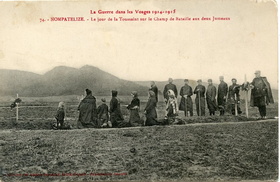 CARTE POSTALE / NOMPATELIZE - Le Jour de la Toussaint sur le Champ de Bataille . - Photo 1/1