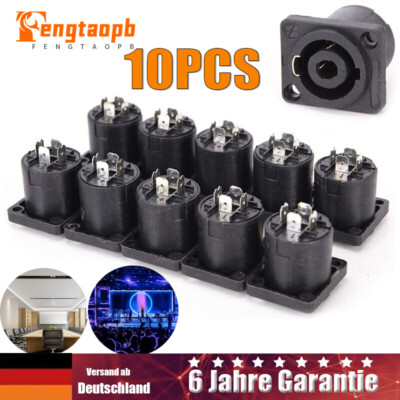 Speakon Buchse Panel Mount Socket Connector für NL4MP NL4MPR NL4FC NL4FX NLT4X